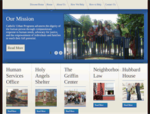 Tablet Screenshot of catholicurbanprograms.org